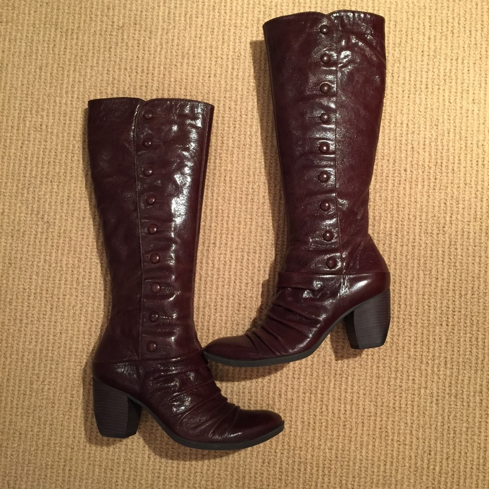 Bronx Gabi boot, rich brown leather, size 8